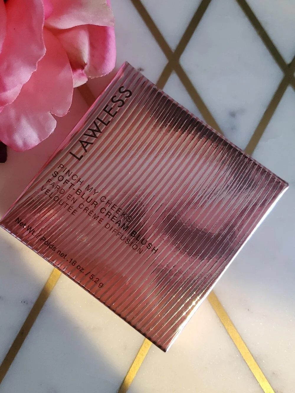 LAWLESS Cream Blush In Gumdrop– Radiant Pink Glow